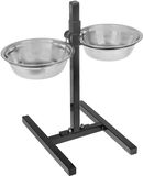 Подставка для собак "Телескоп" с мисками разборная 2 х 1,9 л