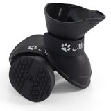 Сапожки для собак чёрные, резина S 