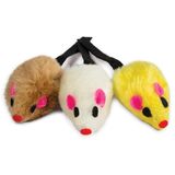 Набор игрушек для кошек: 3 мыши 5 см