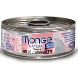 Monge Cat Natural Tuna and Chicken with Shrimps 80 гр