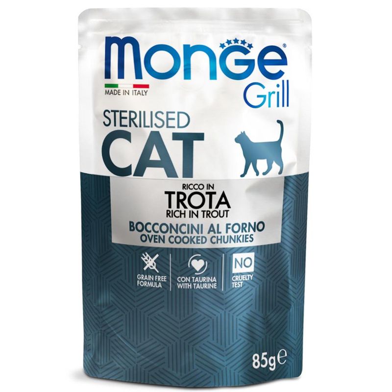 Monge Grill Cat Trota Sterilised 85 гр