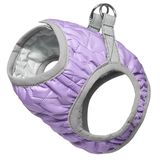 Шлейка-жилетка мягкая утепленная, сиреневая L 