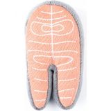 Игрушка для кошек "Лосось" с кошачьей мятой 10*4 см