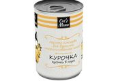 Корм консервированный д/взр. стерилизованных кошек с курочкой кусочки в соусе 340 гр