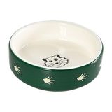 Миска д/грызунов керамическая 75 мл 8,5*8,5*3 см зеленая