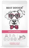 Сухой корм д/собак средних и крупных пород телятина и тыква 3 кг