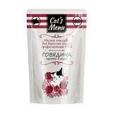 Корм консервированный д/взрослых кошек с говядиной кусочки в соусе МКБ 85 гр