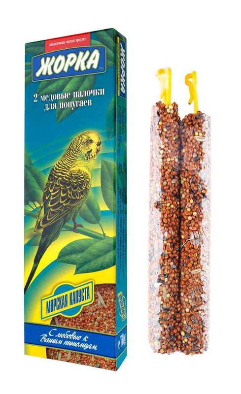 Медовые палочки для попугаев, 2 шт Морская капуста