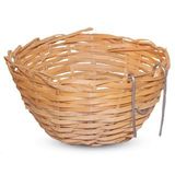 Гнездо для птиц из лозы 8 х 6 см