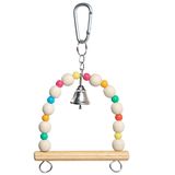 Игрушка для птиц "Качели с колокольчиком" 16 / 21 х 12 см