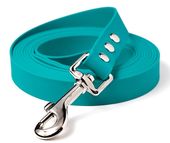 Поводок из биотана матовый, 2 см /длина 2м аквамарин