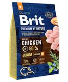 Brit Premium by Nature Dog Junior M 1 кг