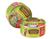 Домашние обеды для мини-пород: рубленая говядина с языком и овощами 100 гр