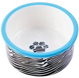 Миска керамическая Зебра для собак 0,6 л