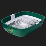 Сибирская кошка Туалет для кошек "Альбус" с сеткой капучино