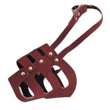 Намордник цельнокройный, кожа № 4