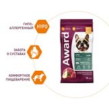 AWARD HYPO Корм для взрослых собак всех пород со свининой с добавлением брусники, груши и розмарина 12 кг