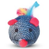 Игрушка для кошек "Мышонок", сизаль d 6,5 см