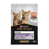 Корм для котят кусочки с лососем в соусе 85 гр