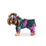 Демисезонный комбинезон "Кокетка" изумруд S